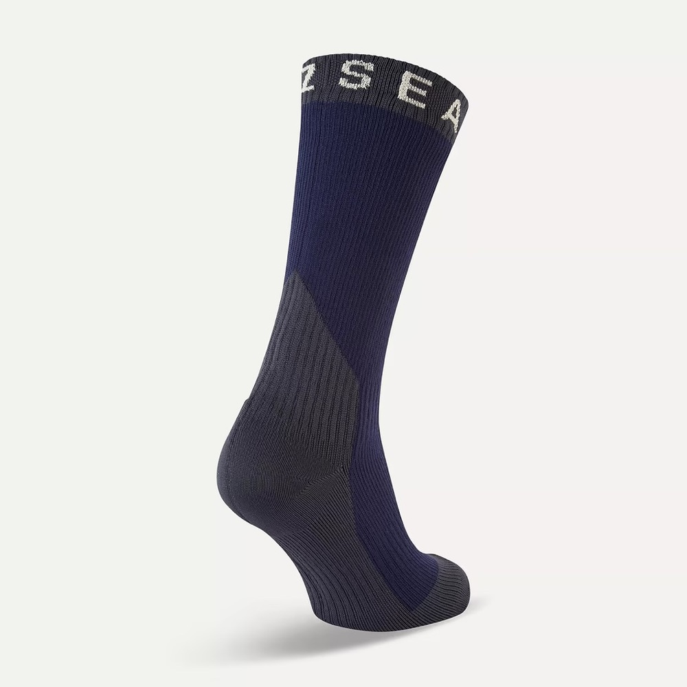 Sealskinz Athletic Crew Socks - Navy & Charcoal - M NEW